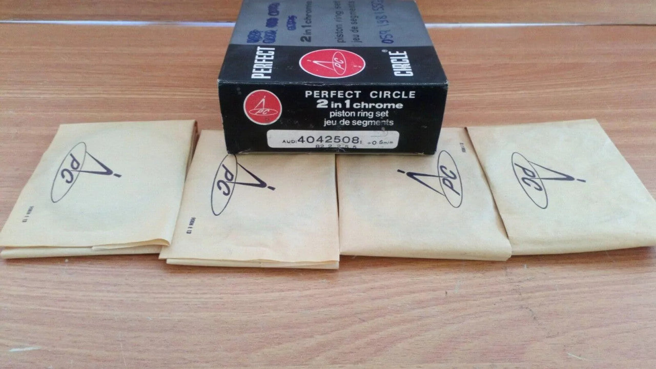 Piston Rings Set fits Audi Super 90 100LS 100S 82mm Bore Oversize 2x2.5x5 059198155G View Front