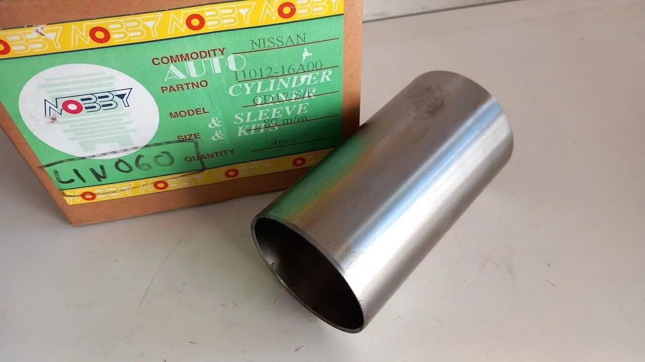 4x Piston Sleeve Liner Block fits Nissan CD17 80mm Bore 11012-16A00 View Front