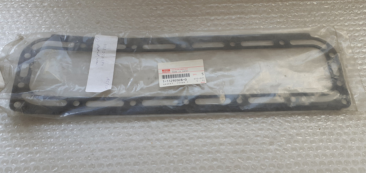 Gasket Tappet Chamber Cover fits Isuzu Bus Truck 6RB1 1112920280 Genuine View Front