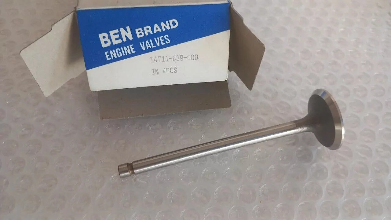 4x Inlet Valves Intake fits Honda Accord Prelude EK engine 14711-689-000 View Front