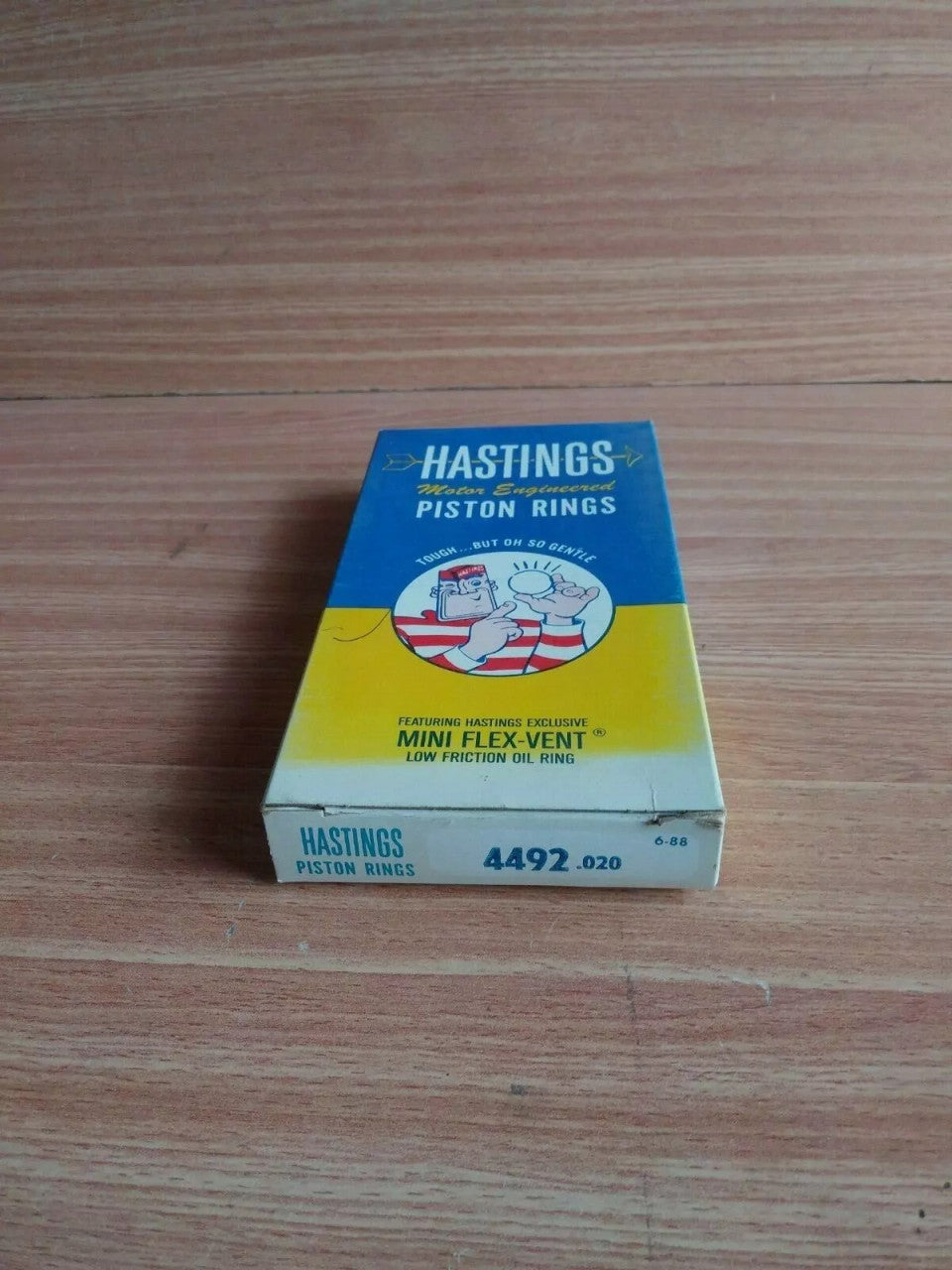 Piston Rings Set fits Mitsubishi Delica Galant 4G41 + 0.50mm Oversize 77mm Bore 2C4492/020 View Front