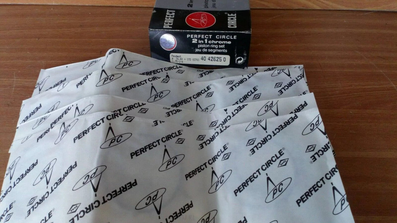 Piston Rings Set fits Peugeot 304 304S 1288cc 76mm Bore STD 40426250 View Front