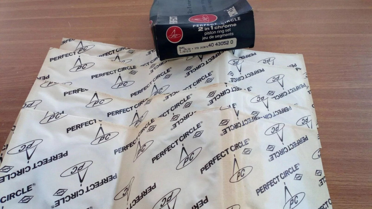 Piston Rings Set fits Audi 80 100 1588cc 79.50mm Bore STD 40430520 View Front