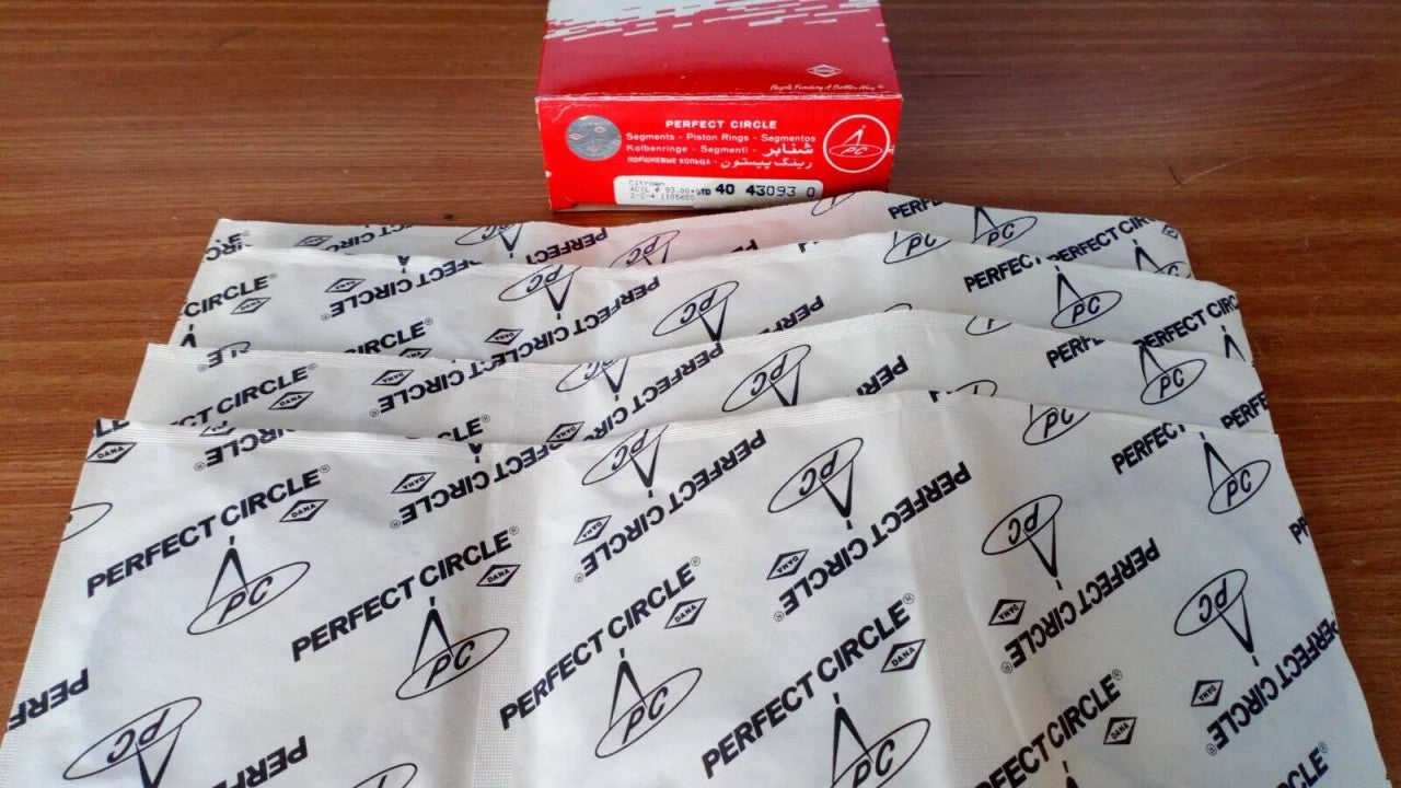 Piston Rings Set fits Peugeot J5 Renault Master Citroen CX 93mm Bore STD 40430930 View Front