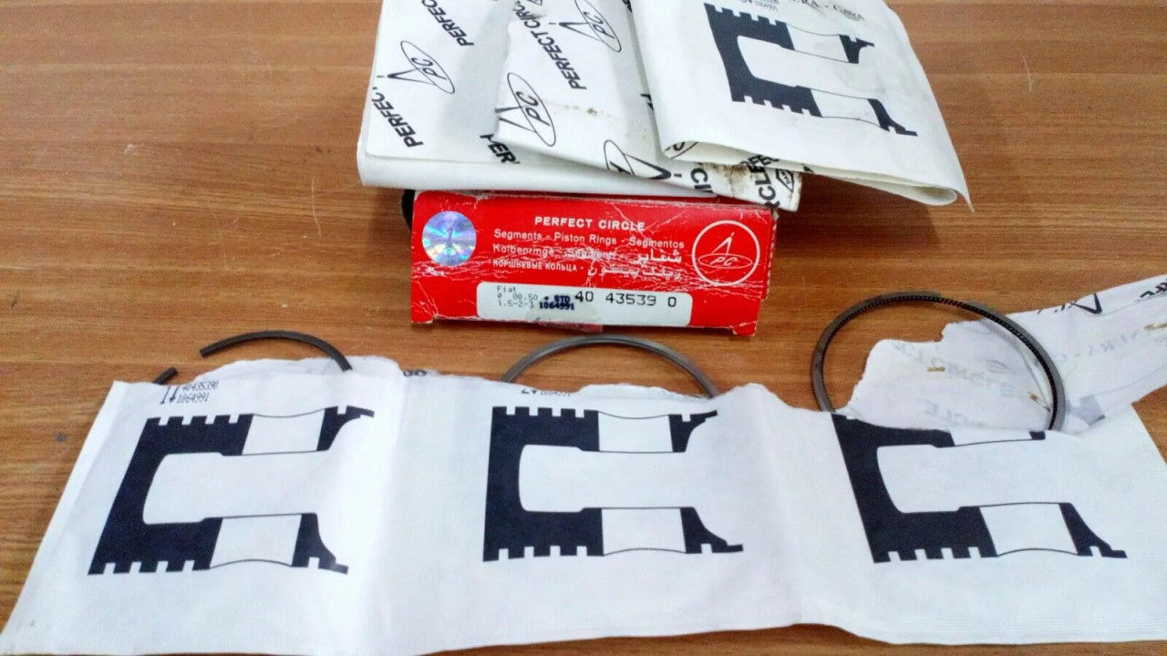 Piston Rings Set fits Fiat Uno Turbo Punto GT 80.50mm Bore STD 40435390 View Front