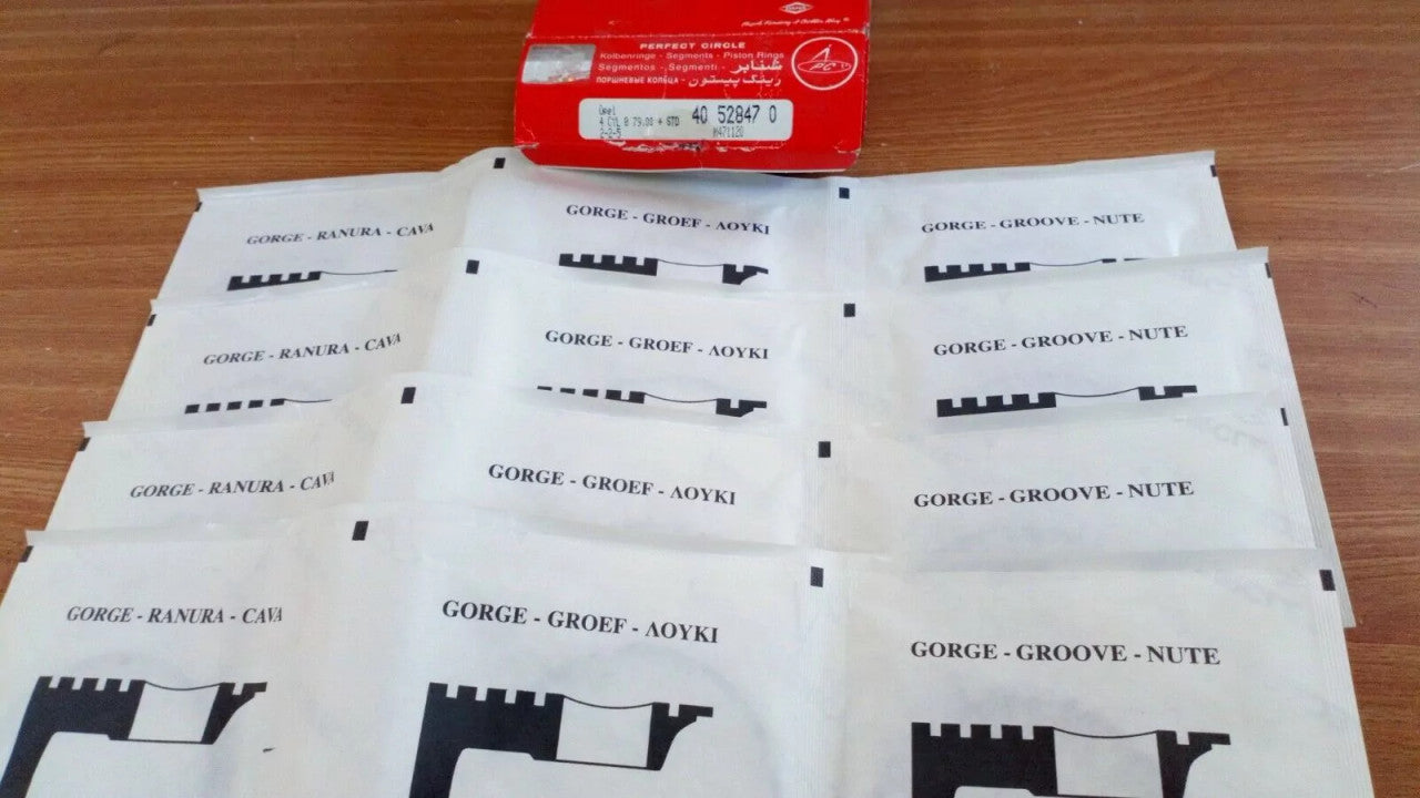 Piston Rings Set fits Opel Kadett C Ascona Manta 79mm Bore STD 40528470 View Front