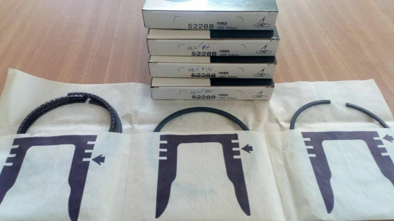 Piston Rings Set fits Ford Corsair Zephyr V4 101 122 2601E 2602E Oversize +020 52288/20 View Front