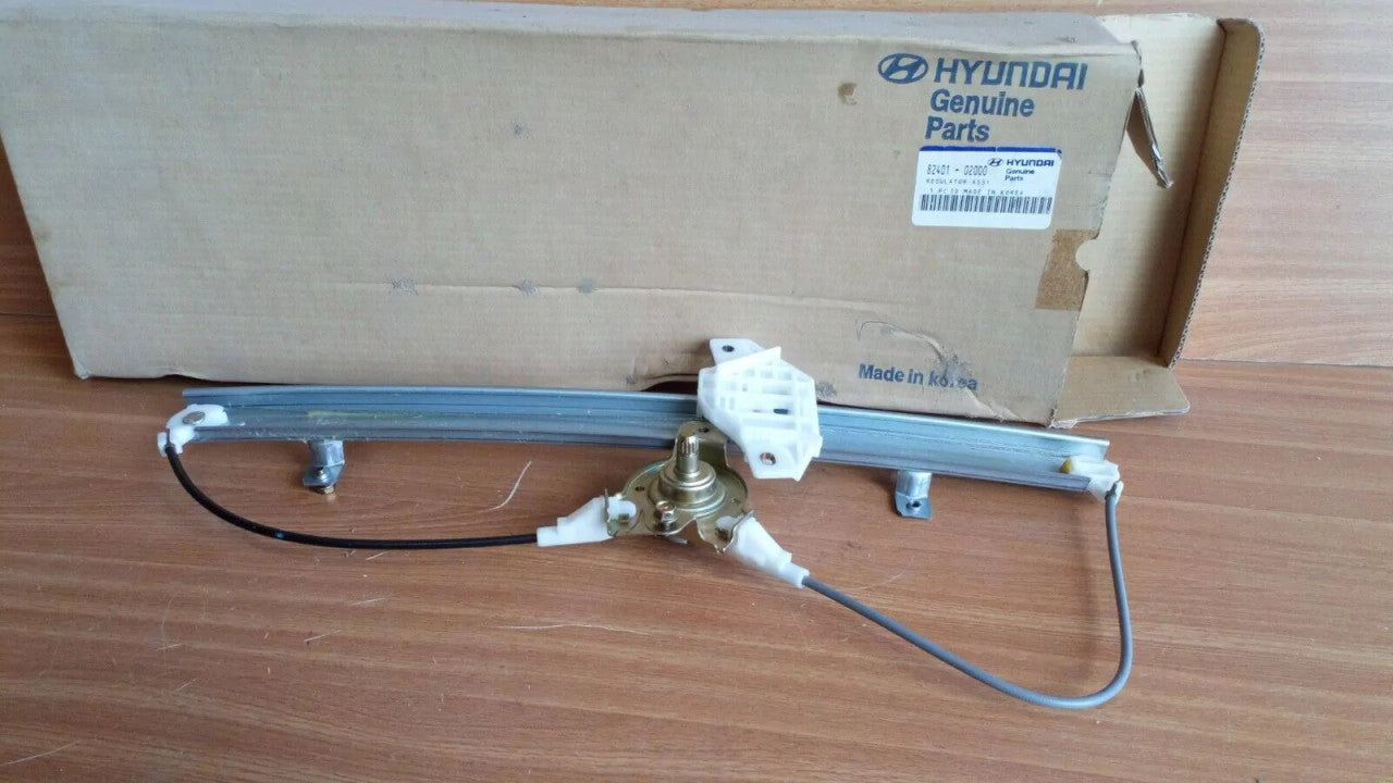 Window Regulator Front Left fits Hyundai Atoz Atos 8240102000 Genuine View Front