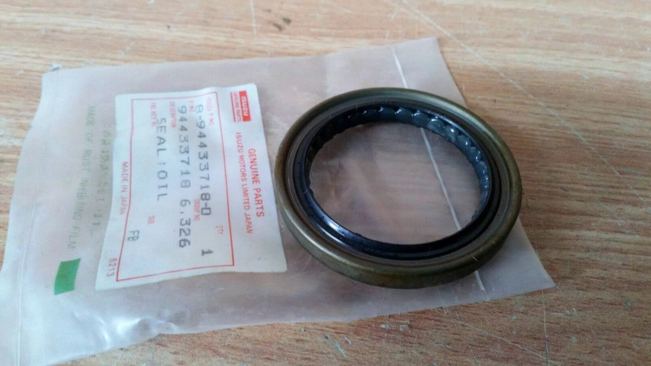 2x Oil Seal Front Hub fits Isuzu Pickup Chevrolet LUV Opel Campo 2WD Genuine 8944337180 View Front