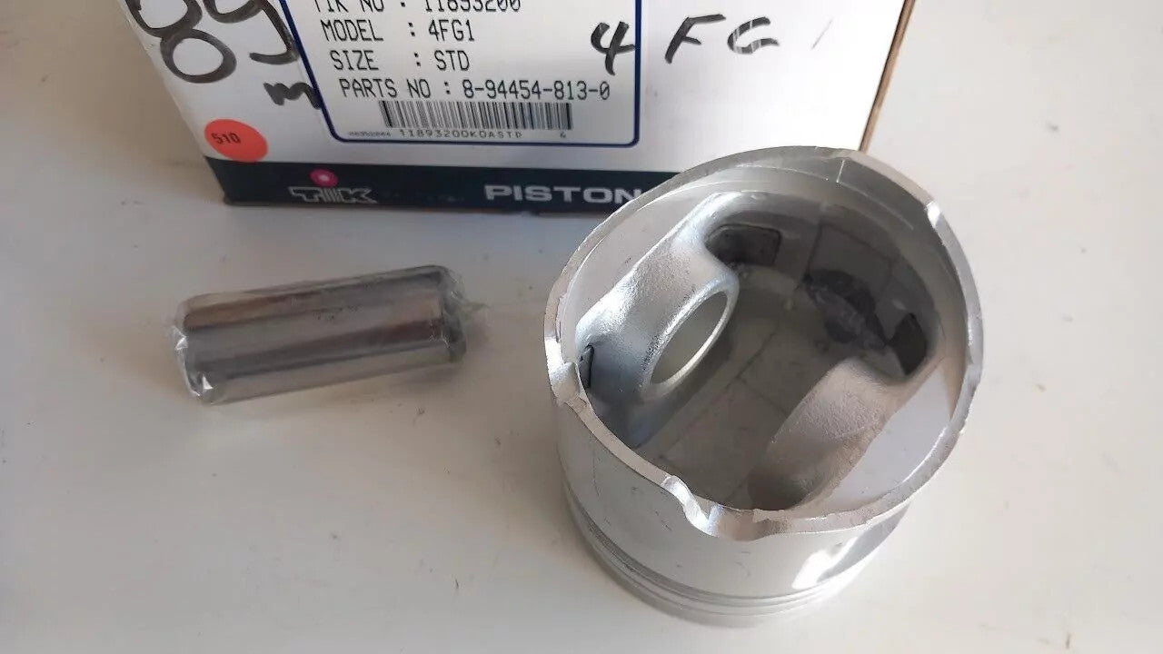 4x Piston fits Isuzu 4FG1 STD 89.3mm Bore 8944548130/STD View Rear