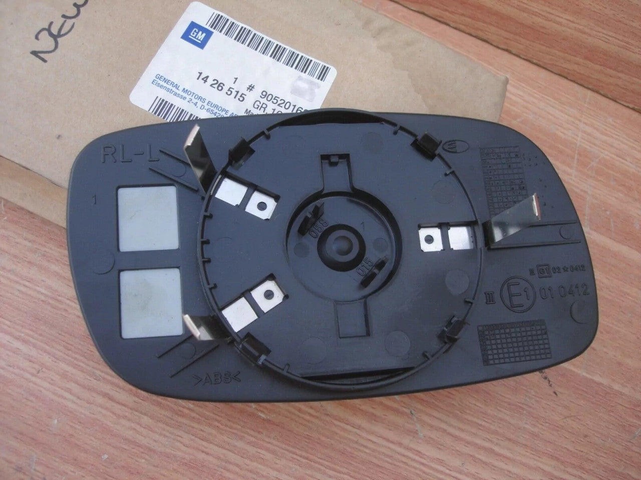 Wing Mirror Glass Left Convex fits Opel Vauxhall Astra F 90520163 Genuine View Rear