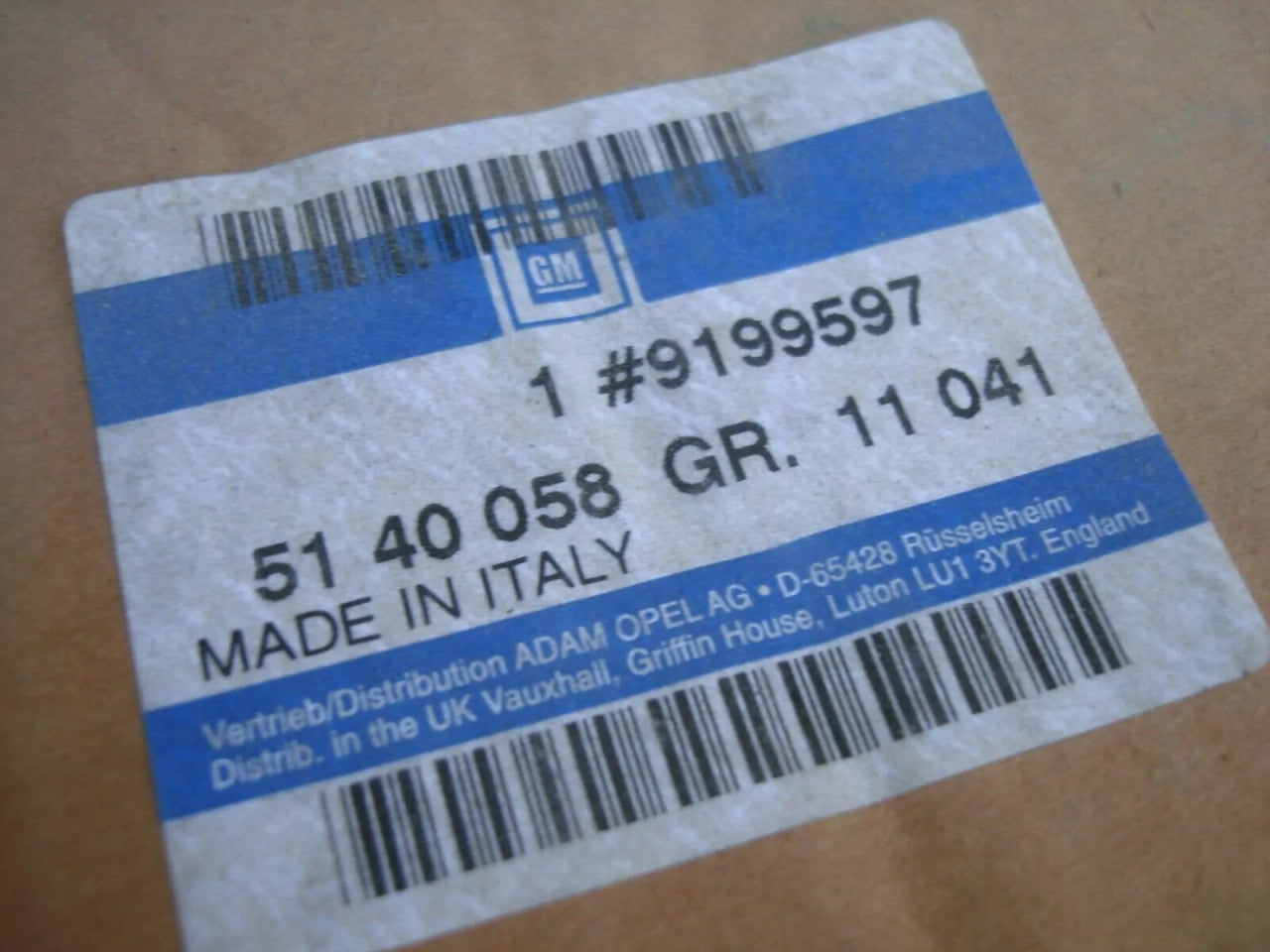 Window Regulator Rear Right fits Opel Vauxhall Astra G Convertible F67 Genuine 9199597 View Close Up Front