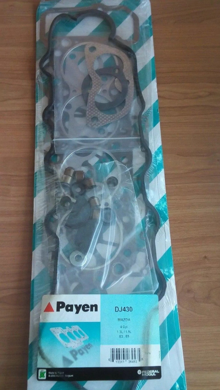 Head Set Gasket kit fits Mazda 323 Familia BD E3 Engine 1980-1982 DJ430 View Front