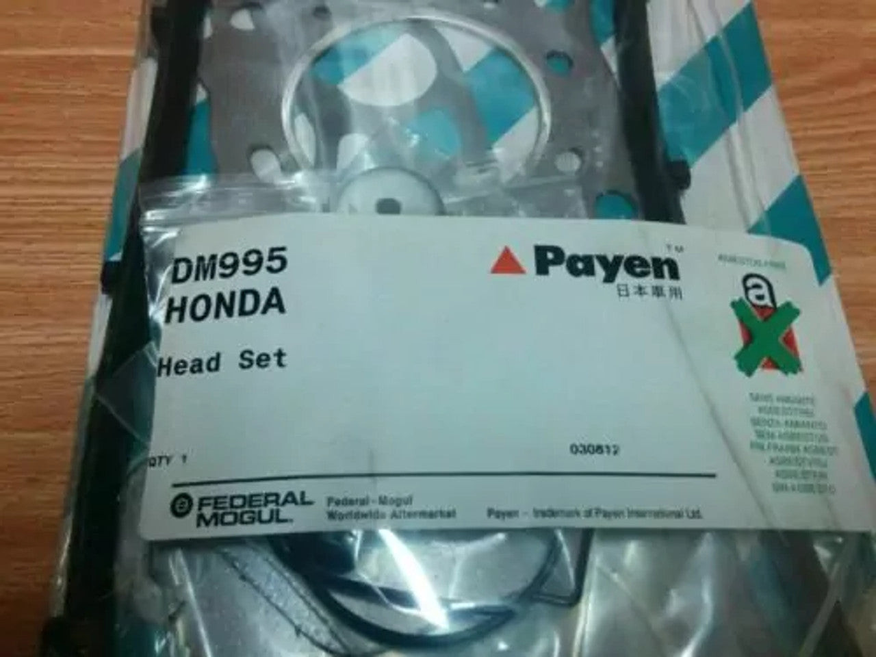 Head Set Gasket Kit fits Honda Civic EV2 EW2 ZA2 Acura Integra D15A1 Rover 213 DM995 View Rear