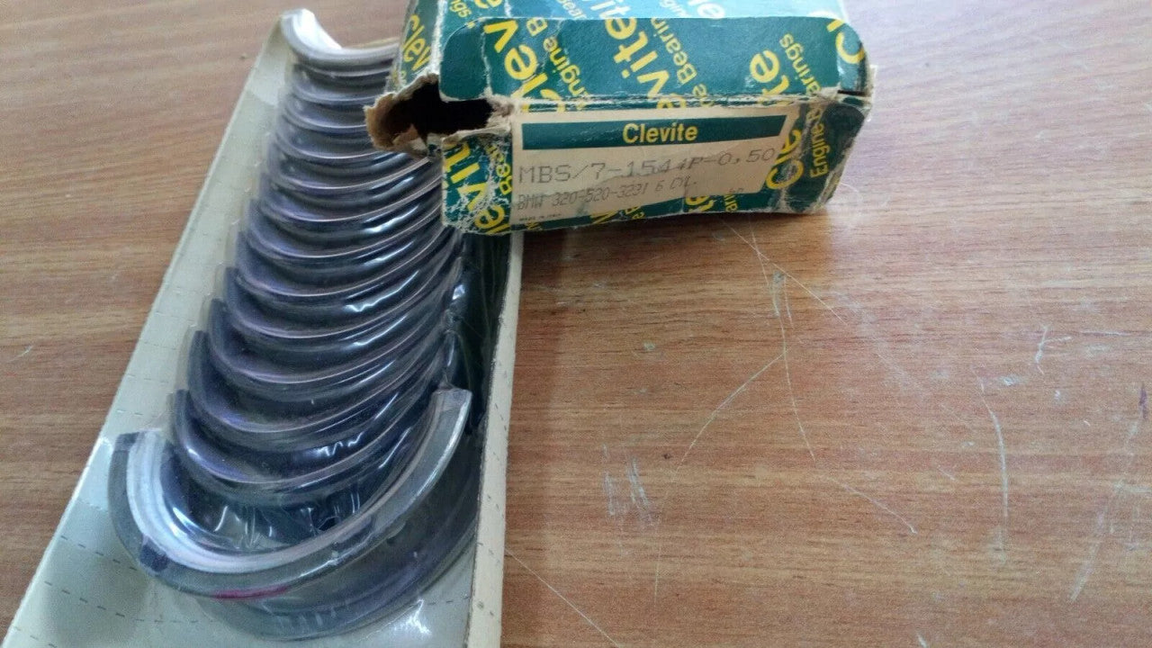 Main Bearings Crankshaft Set fits BMW M20 M50 M52 M54 +050 MBS-7-1544-050 View Front