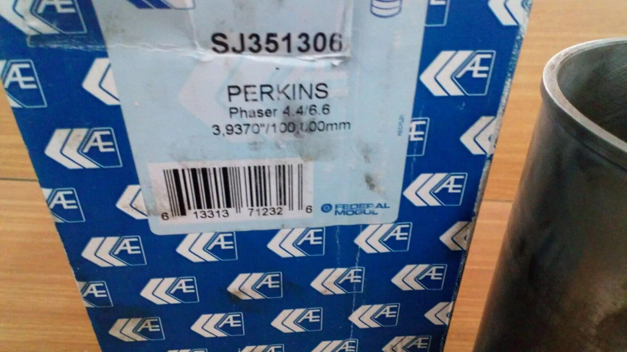 Cylinder Sleeve Liner fits Perkins Nissan 100mm Bore SJ351306 View Right