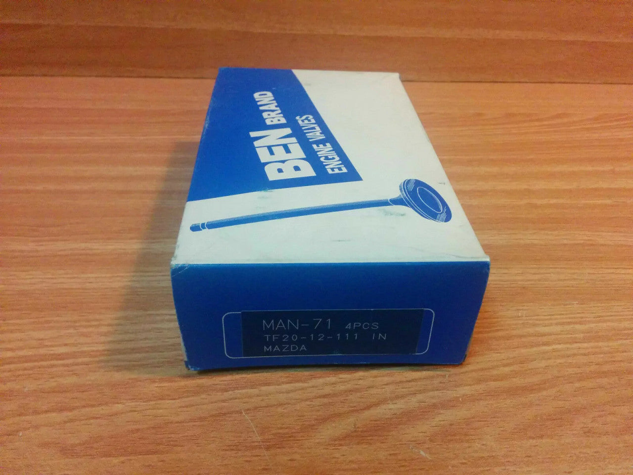 4x Intake Valves Inlet fits Mazda 4.0 Diesel T4000 TF Engine TF20-12-111 View Front