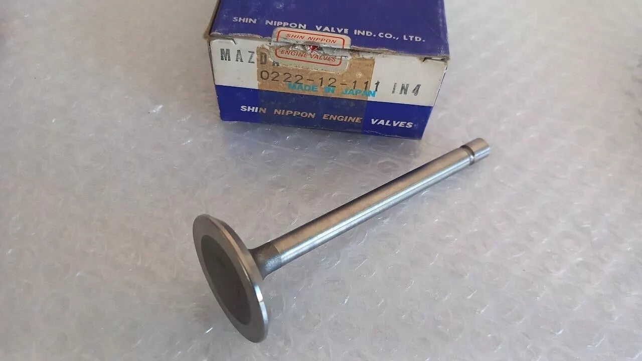 4x Intake Valve Inlet fits Mazda Familia 1500cc UB UC engine 0222-12-111 View Front