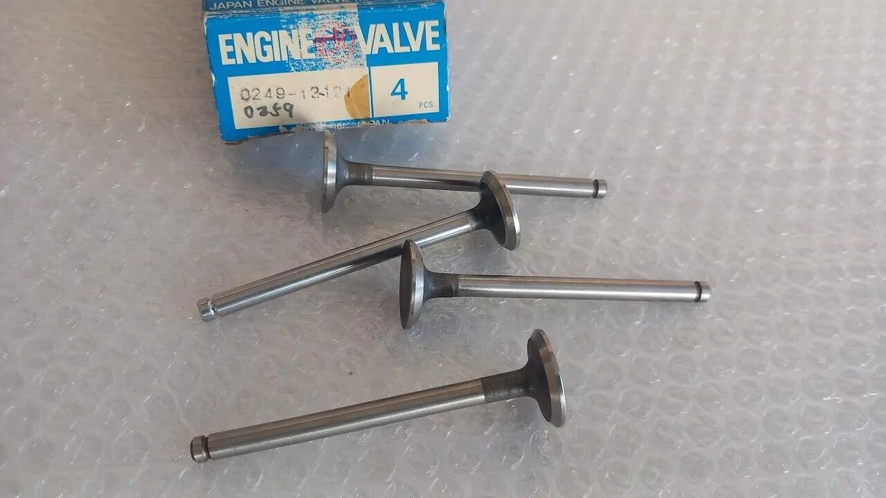 4x Exhaust Valves fits Mazda 1000cc 323 E1000 PB engine 0249-12-121 View Front