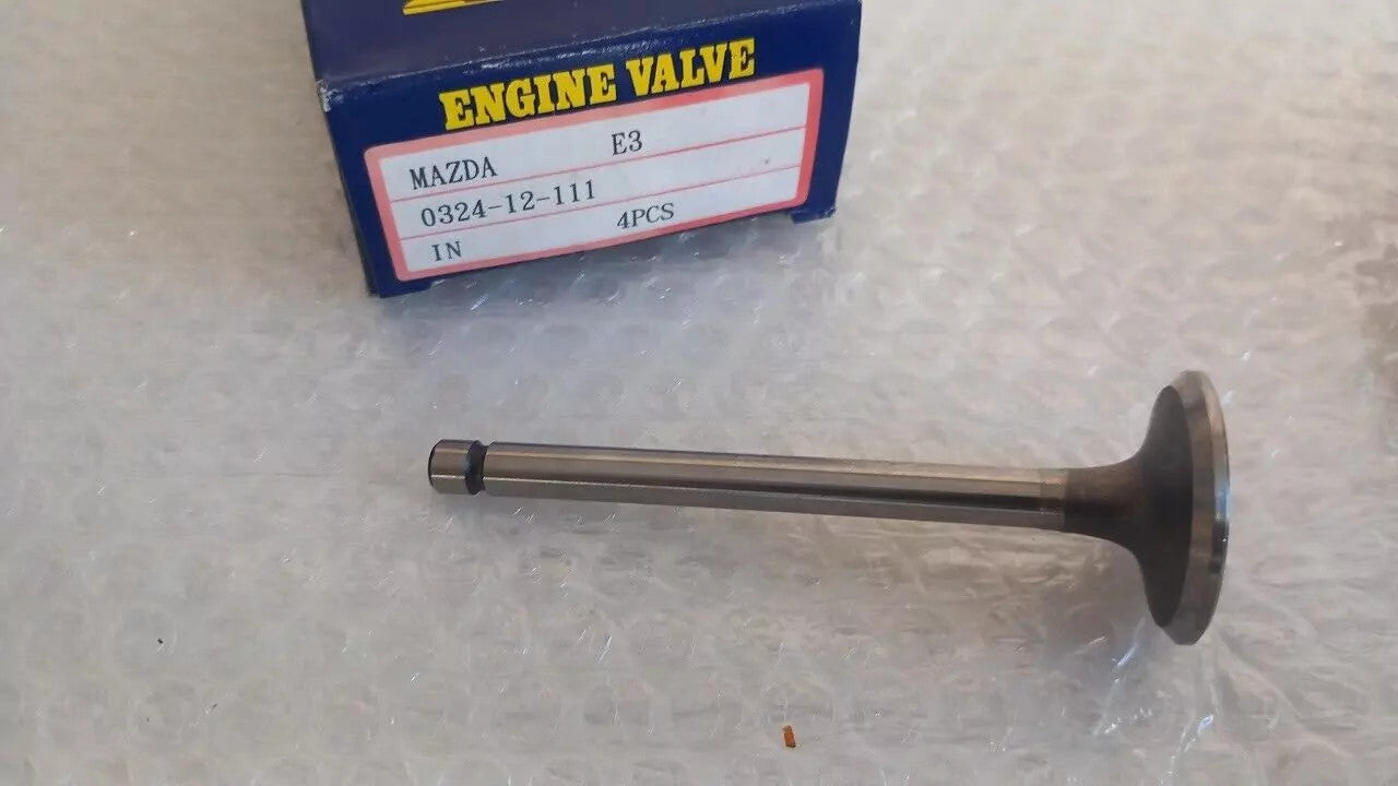 4x Intake Valve Inlet fits Mazda TC UC E3 E5 engines 0324-12-111 View Front