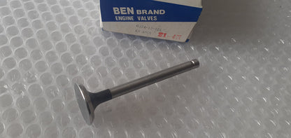 4x Exhaust Valve fits Mazda TC UC E3 E5 31x8x103.5 0324-12-121 View Front