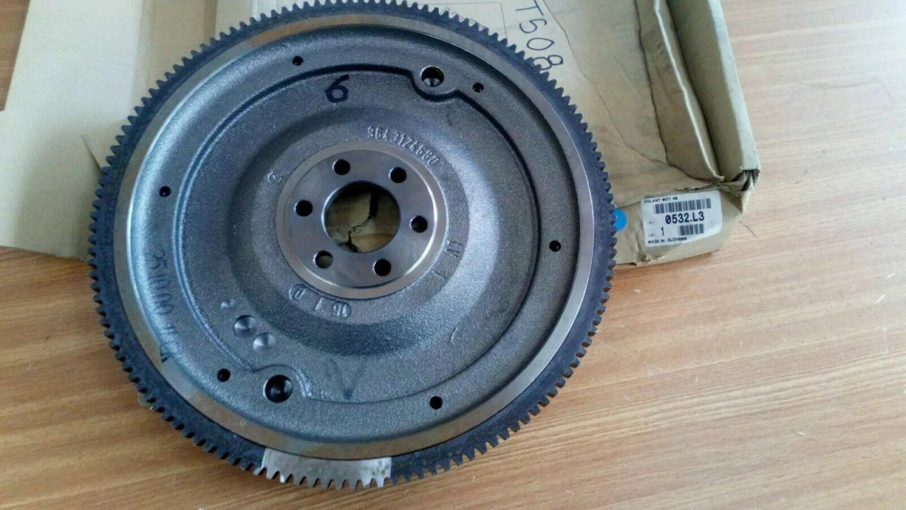 Flywheel fits Peugeot 307 T5 DV4DT D200 BE4R 0532L3 Genuine View Rear