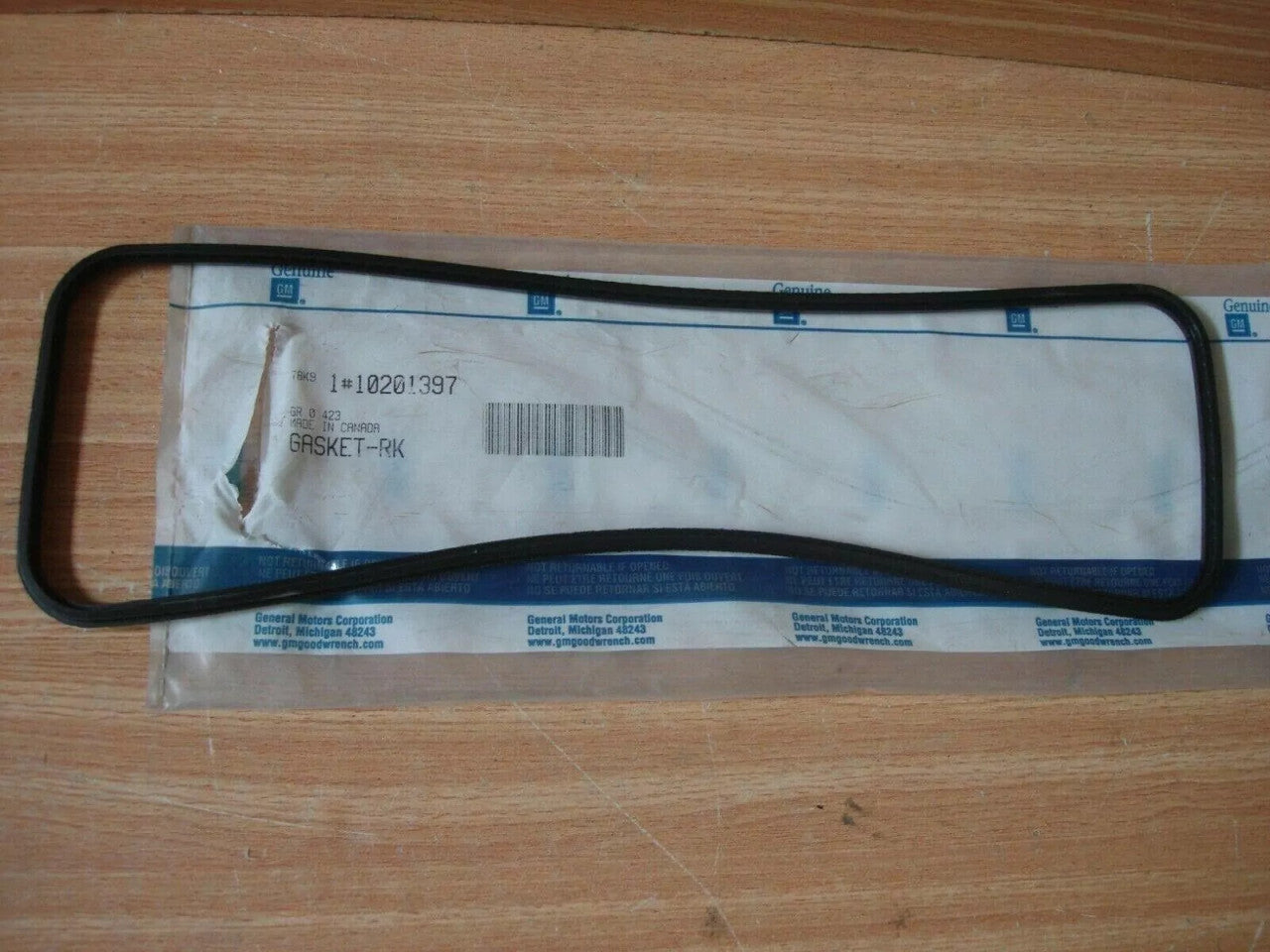 Valve Cover Gasket fits Chevrolet Blazer GMC Jimmy 4.3 10201397 Genuine View Front