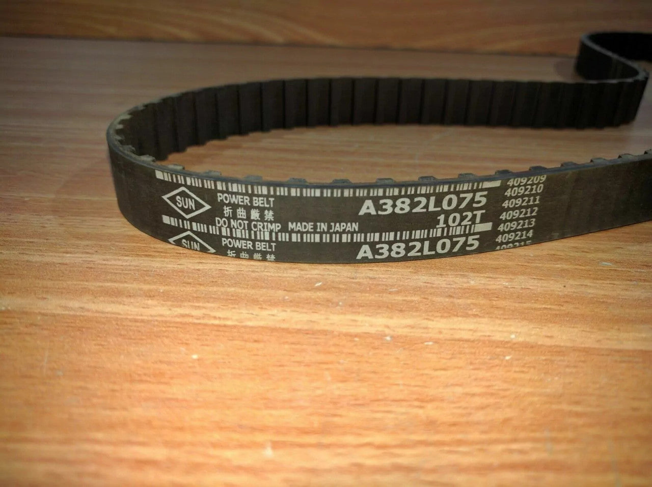 Timing Belt fits Nissan Ad Van Pulsar Sunny Lucino VB11 N13 B12 E13S engines 102T19SUN View Front