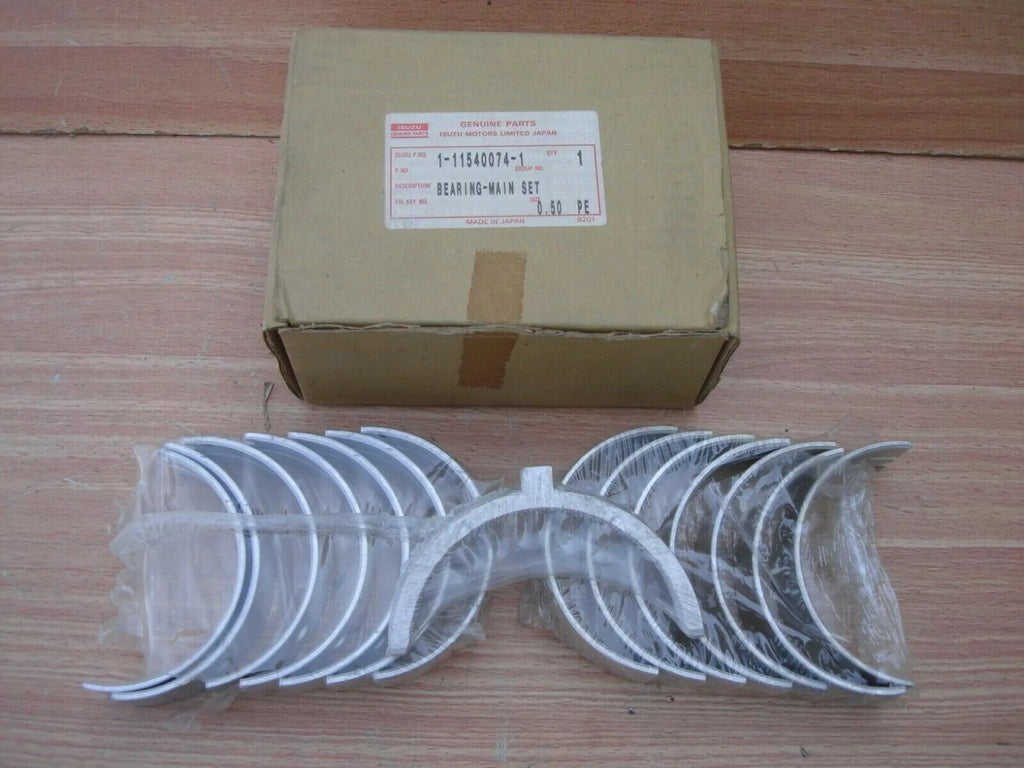 Main Bearings Set Crankshaft fits Isuzu Komatsu Hitachi 6BG1 6BD1 6BB1 +0.50mm 1115400741/50 View Rear