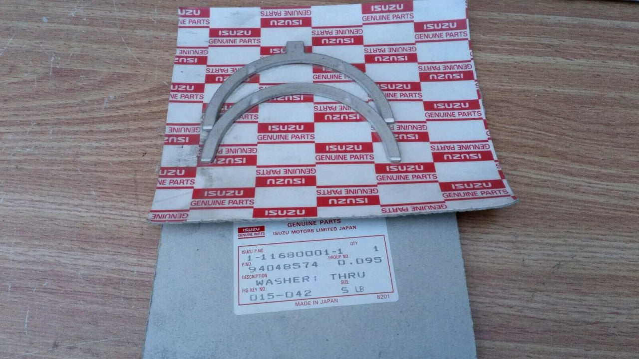 Crankshaft Thrust Washers fits Isuzu Bus Truck 6BD1 6BG1 1116800011 Genuine View Front