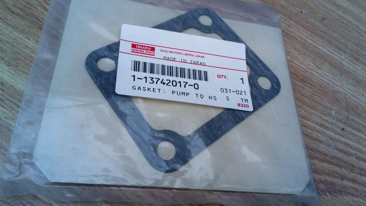 Water Pump Gasket to Housing fits Isuzu Bus Truck Hitachi 1137420170 Genuine View Front
