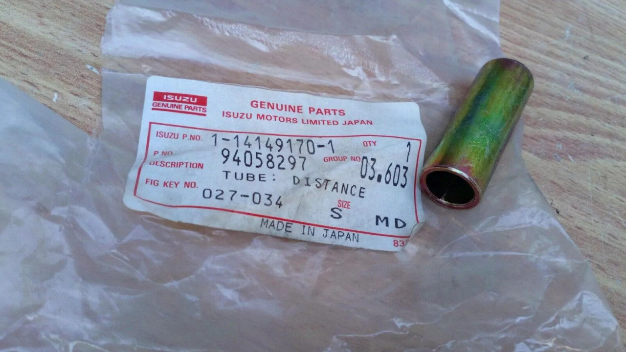 2x Exhaust Manifold Spacer Collar fits Isuzu Bus Truck Hitachi JCB 1141491701 View Front