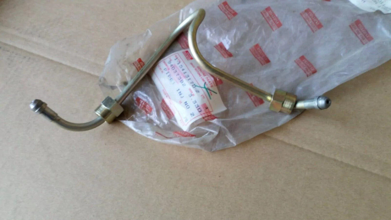 Fuel Pipe No 2 fits Isuzu Bus Truck Forklift FSS FTS 6BD1/T 6SD1/T 1154131702 View Rear