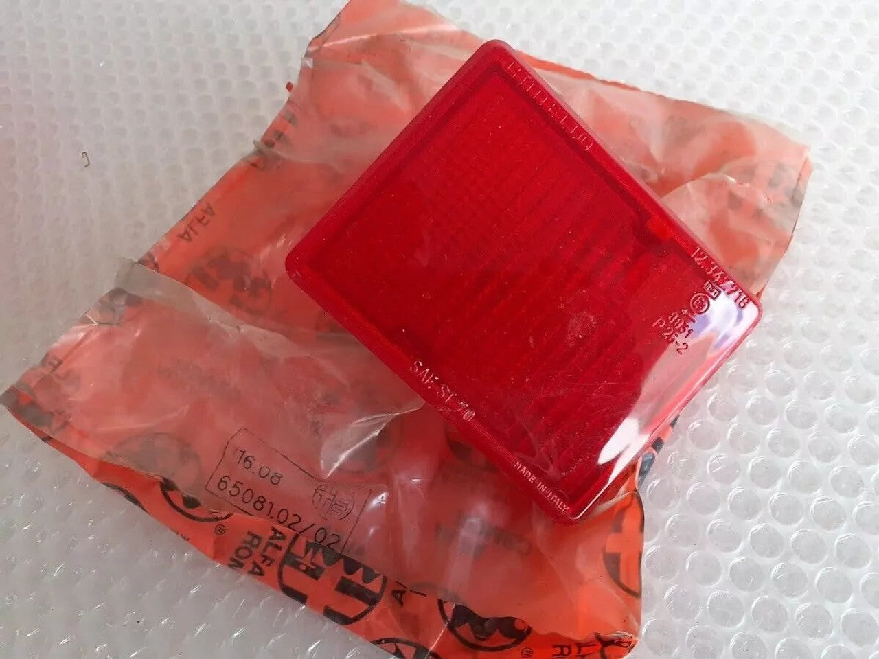 Tail Light Lens Rear Left fits Alfa Romeo Alfetta 11608650810202 Genuine View Right