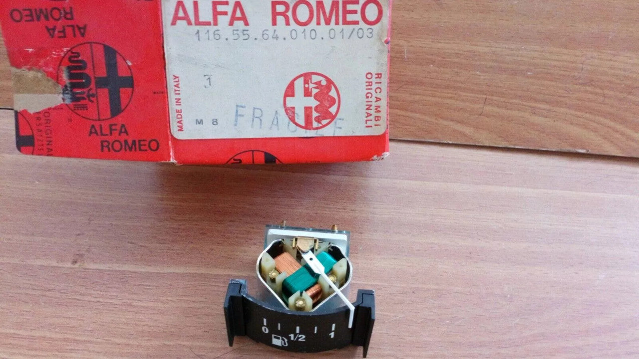 Fuel Gauge fits Alfa Romeo Alfetta 1165564010 Genuine 116556401001/03 View Rear