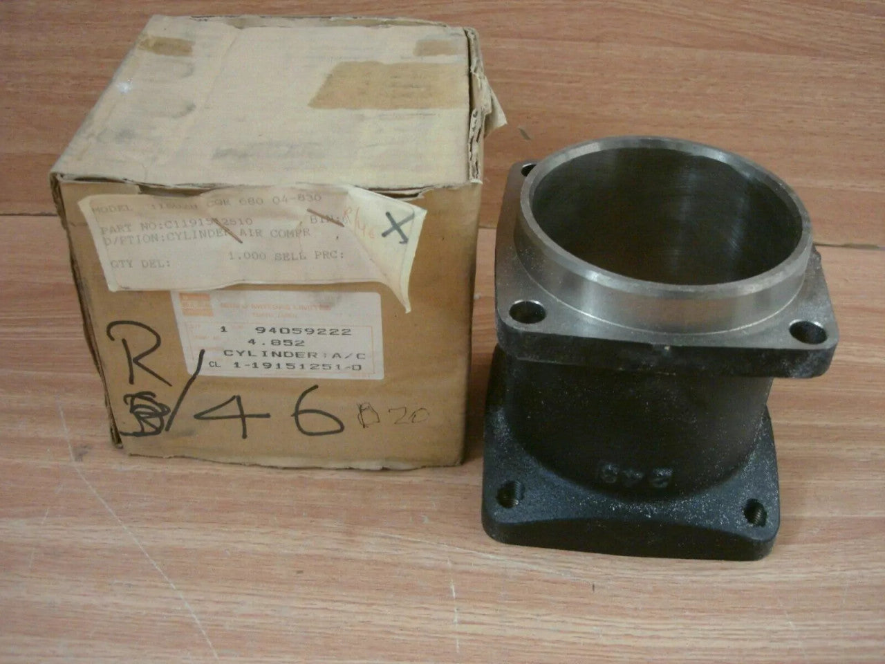 Air Compressor Cylinder Brakes fits Isuzu Bus Truck Lorry CQR MV118 CXZ CYM FVR 1191512510 View Front