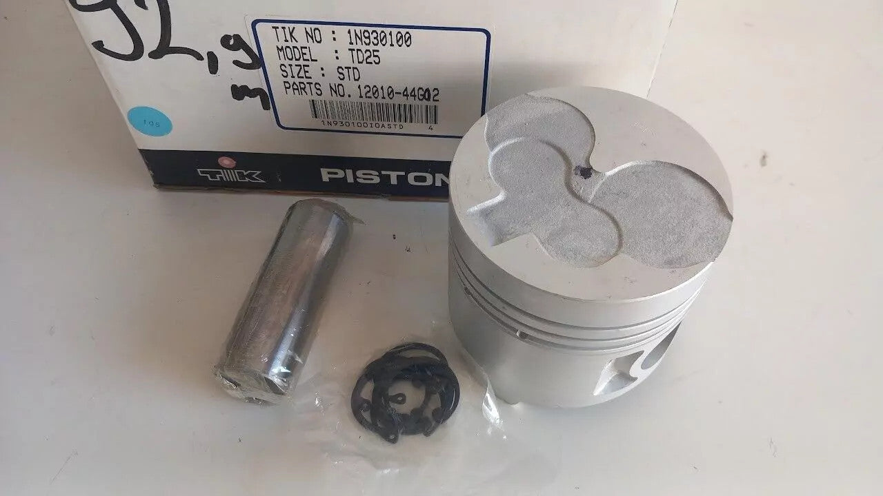 4x Piston fits Nissan TD25 engine 92.9mm Bore STD 12010-44G02 View Front