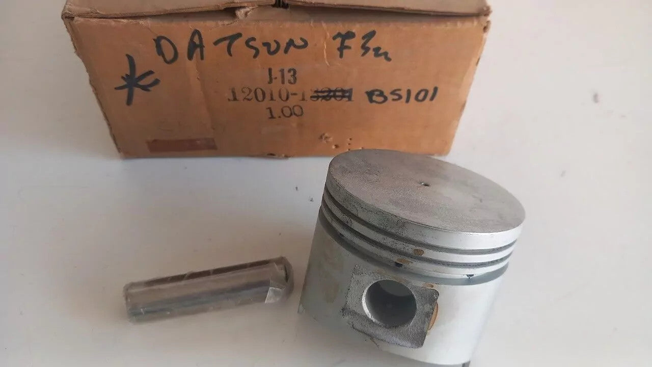 4x Piston fits Nissan Datsun J13 +1.00mm Oversize 74mm Bore 12010-B5101/100 View Front