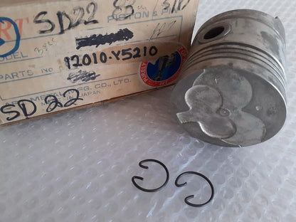 4x Piston fits Nissan SD22 engine STD 83mm Bore 5 rings per piston 12010-Y5210 View Rear