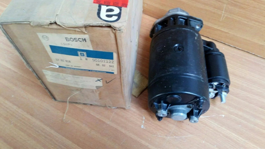 Starter Motor Bosch fits Opel Ascona Rekord E Senator A Omega A Vauxhall Carlton 1202018 View Rear