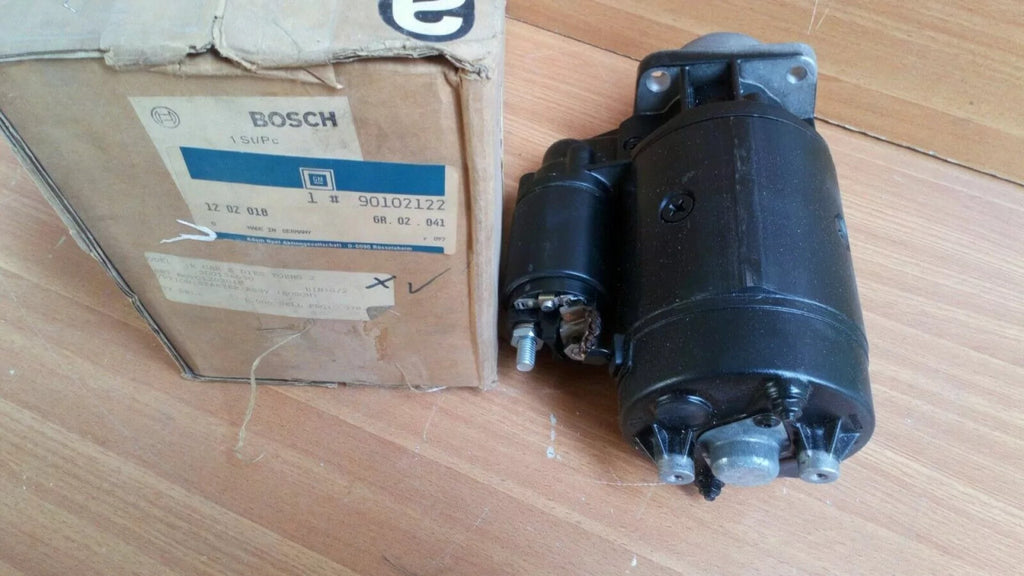 Starter Motor Bosch fits Opel Ascona Rekord E Senator A Omega A Vauxhall Carlton 1202018 View Right