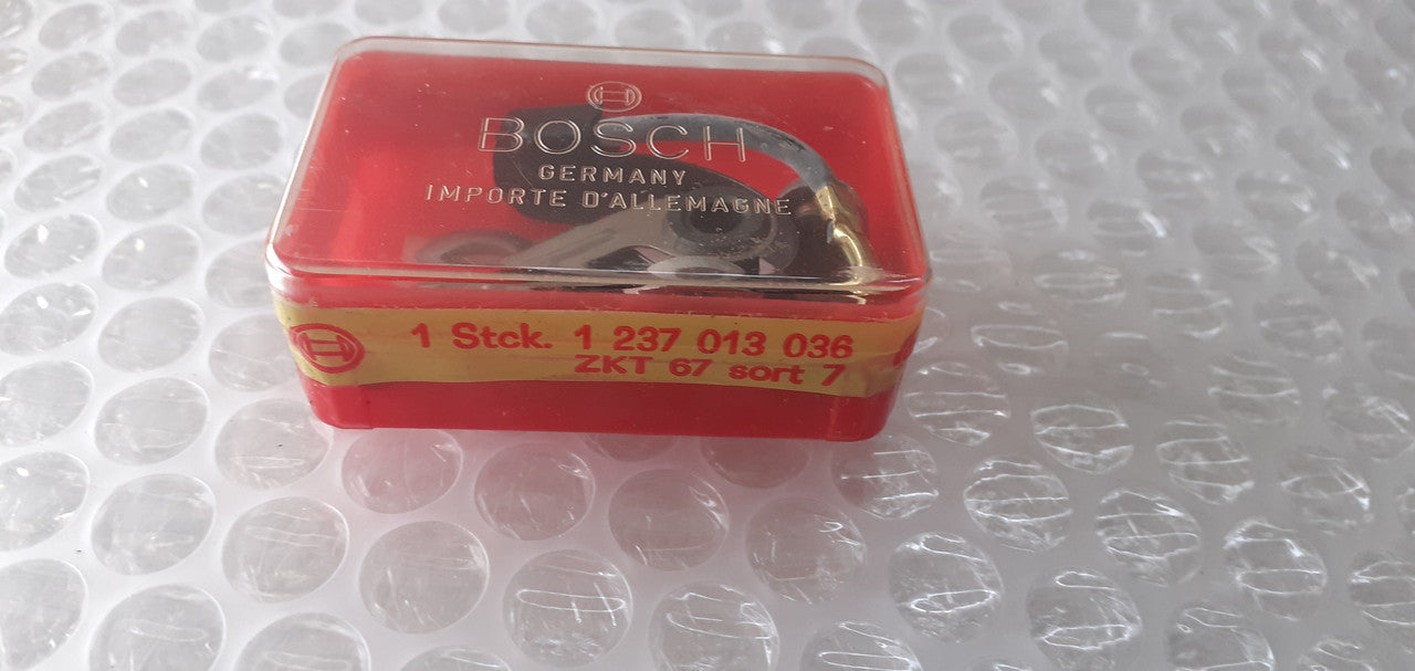 Ignition Point Contact Breaker fits Alfa Romeo Lancia Fiat Ford 1237013036 View Rear