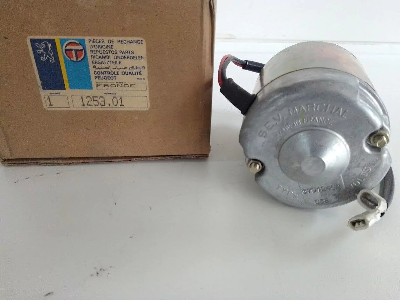 Cooling Fan Motor fits Talbot Simca 1308 GT 125301 37912402 Genuine View Front