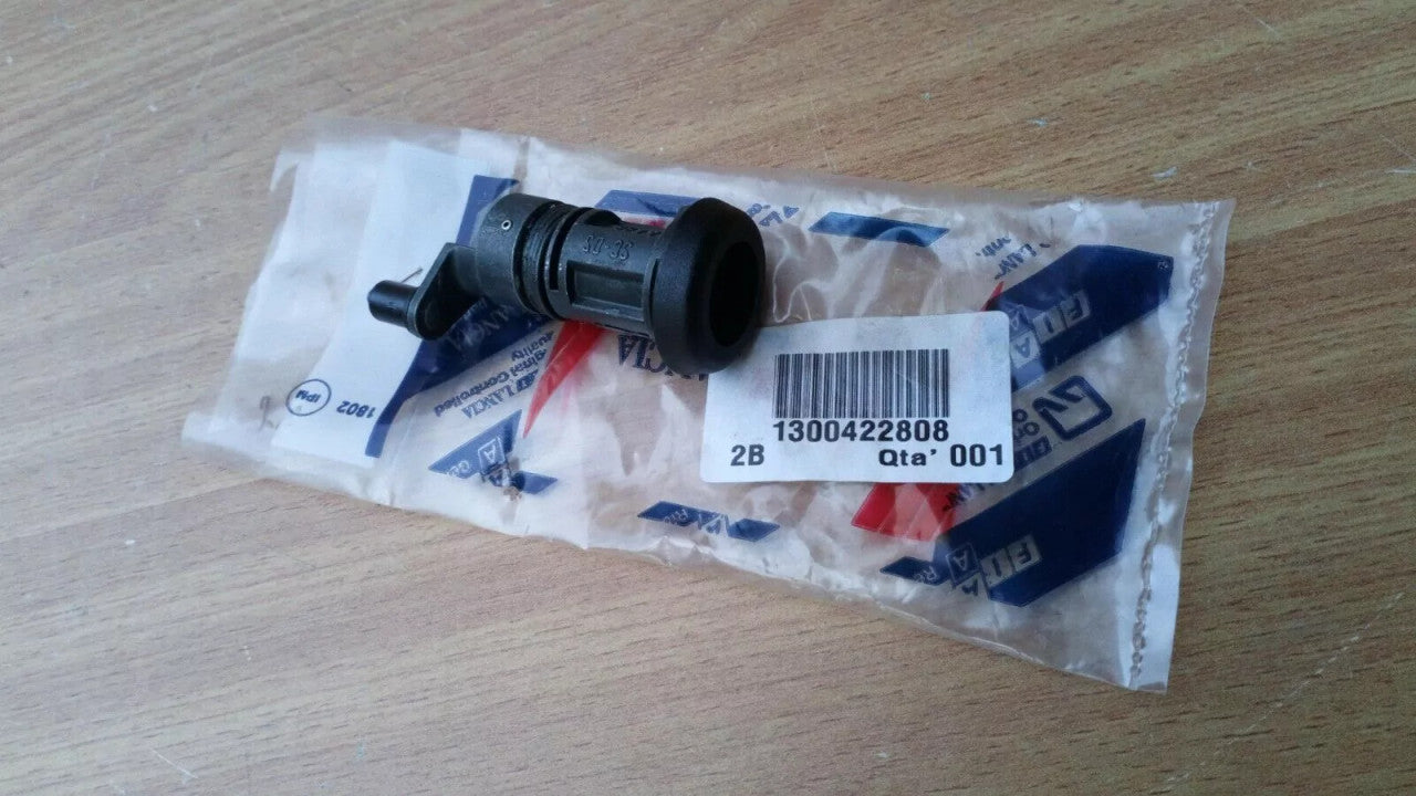 Door Lock Cylinder Housing Left fits Fiat Ducato 1300422808 Genuine View Front