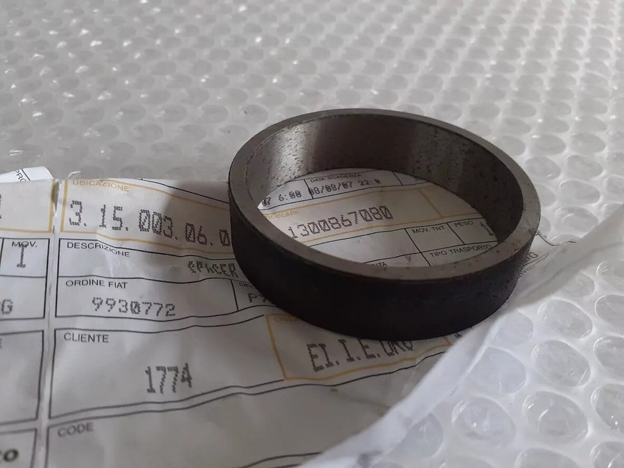 Axle Shaft Spacer SP=15.37 fits Fiat Ducato 1300867080 Genuine View Rear