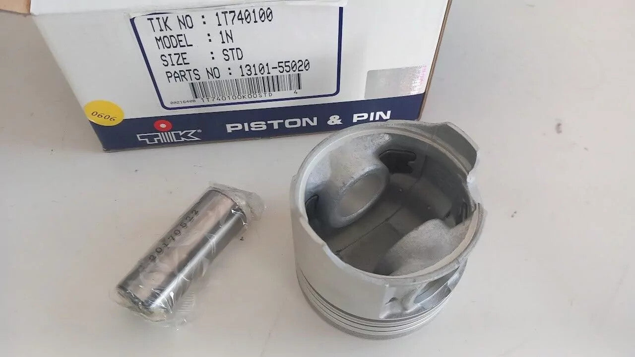 4x Piston fits Toyota 1N Diesel 74mm Bore STD 13101-55020 View Rear