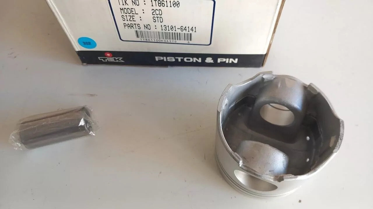 4x Piston fits Toyota Carina Corona 2C engine 86mm Bore STD 13101-64141 View Rear