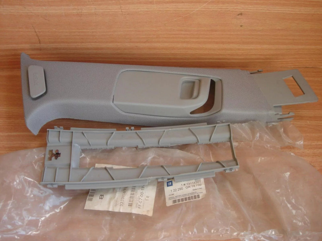 Centre Pillar Trim Upper Grey Right fits Opel Vauxhall Astra H 13114301 Genuine View Front