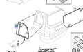 Window Rear Quarter Right fits Opel Vauxhall Zafira A F75 13121383 Genuine View Front