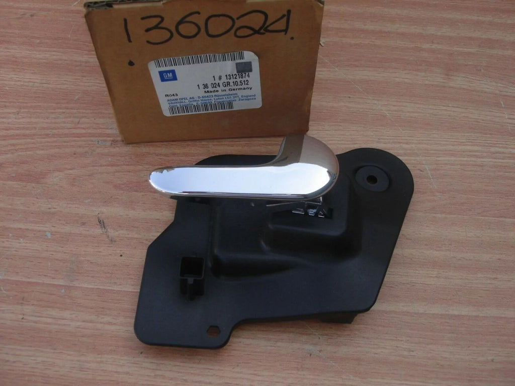 Interior Door Handle Rear Right fits Opel Vauxhall Meriva A 13121874 Genuine View Rear